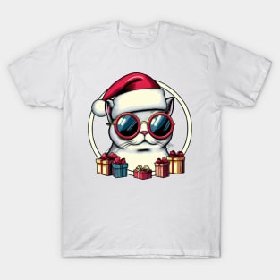 cool christmas cat T-Shirt